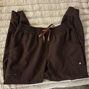 FIGS Espresso Uman Jogger Scrub Pants - Size XL